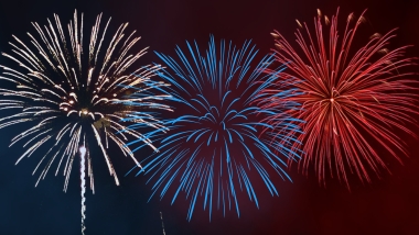 Red White Blue Fireworks