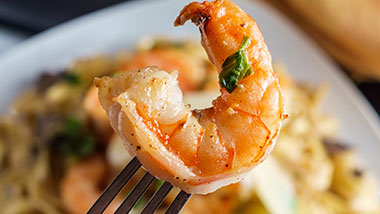 Shrimp Pappardelle