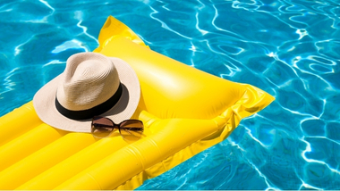 Floaty in a pool