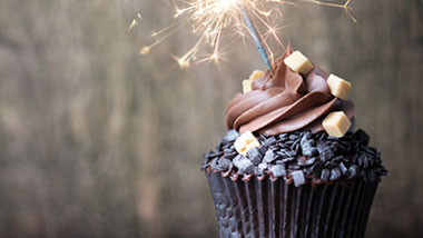 birthday cupcake